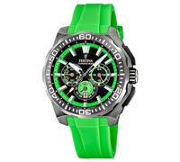 Montre Chrono Pour Homme Festina F20725/3 Avec Bracelet En Caoutchouc