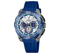Montre Chrono Pour Homme Festina F20725/4 Avec Bracelet En Caoutchouc