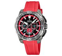 Montre Chrono Pour Homme Festina F20725/5 Avec Bracelet En Caoutchouc