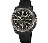 Festina Montre Homme F20726/3 Chrono Bike – Caoutchouc noir, Quartz, Chronographe, 20 ATM