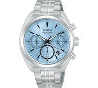 Montre chronographe à cadran bleu avec bracelet en acier inoxydable Lorus
