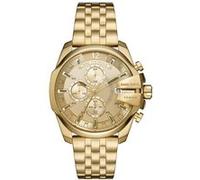 Montre chronographe Diesel Baby Chief en acier inoxydable doré pour homme, DZ4565 Doré G