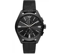 Montre chronographe EMPORIO ARMANI AR11483 cuir noir