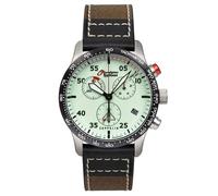 POINT tec Zeppelin Montre chronographe 7298-5 Eurofighter Typhoon cuir