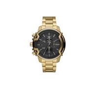 Montre chronographe Griffed de Diesel en acier inoxydable doré pour homme, DZ4522