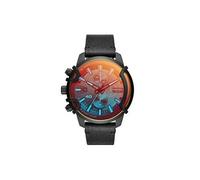Montre chronographe Griffed de Diesel en acier inoxydable noir pour homme, DZ4519