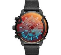 Montre chronographe Griffed de Diesel en acier inoxydable noir pour homme, DZ4519 Noir G