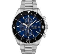 Montre Chronographe Homme Hugo Boss - Acier inoxydable - 1513704 - Argent - Gris - Quartz - Analogique