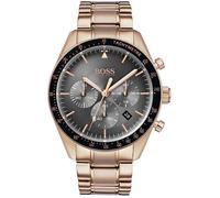 Montre chronographe - HUGO BOSS - Trophy - Or rose - Résistance à l'eau 50m - Cadran gris