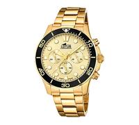 Montre Chronographe - Lotus - 18758/2 - Acier Plaqué Or - Cadran Champagne - Étanche 10ATM