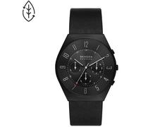 Montre Chronographe - SKAGEN - SKW6843 - Cuir Noir - Étanchéité 3 ATM - Quartz