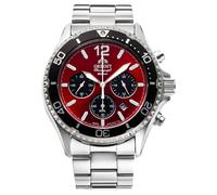 Montre ORIENT RA-TX0207R10B pour Homme Rouge carmin en Acier inoxydable