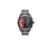 Montre chronographe Timeframe de Diesel en acier inoxydable, gunmetal, pour homme, DZ4598