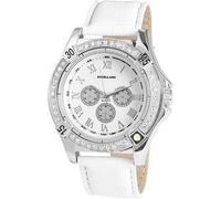 Montre chronographe XXL U Boot Excellanc en Cuir pour Homme Blanc