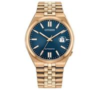 Citizen NK0023-57L TSUYOSA 60 Montre automatique pour homme en acier inoxydable or rose bleu 40 mm