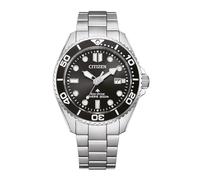 Citizen Montre Homme Promaster Dive BN0261-51E Analogique Eco-Drive Argent 40 mm Verre saphir