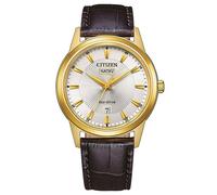 Montre - CITIZEN - AW0102-13A - Eco-Drive - Cuir Marron - Analogique - 40 mm