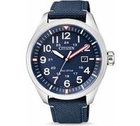 Citizen Montre Homme AW5000-16L Eco-Drive Sports 43 mm 10 ATM Cuir bleu