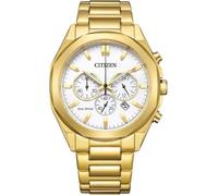 Montre - CITIZEN - Eco-Drive CA4592-85A - Quartz - Homme - Blanc - Acier inoxydable - Or