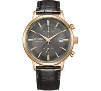 Montre - CITIZEN - Eco-Drive CA7067-11H - Quartz - Acier inoxydable - Cuir noir