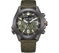 Montre - CITIZEN - JV1005-02W - Tissu Vert - Résistante à l'eau 20 bar - Énergie solaire