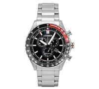 Citizen Montre AT2566-88E Chronographe Eco-Drive Acier inoxydable Noir 43 mm 10 ATM