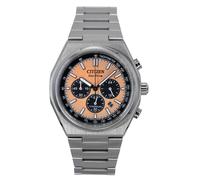 Montre Citizen Zenshin Homme Solaire Cadran Saumon CA4610-85Z Étanche 100M