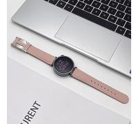 Montre Classique Pour Homme Et Femme En Cuir Grainé Litchi Avec Boucle En H Pour Huawei Gt5 Watch43gt4gt3progt21-Rose - Compatible Avec : Huawei Watch 2pro 46 Mm