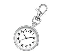 Montre clip de style porte-clés. Peut être attaché à un sac à dos ou un sac à main. Livré avec une boucle. Design de suspension élégant. Cadeau pour voyage, travail, école, vacances, fami, argent