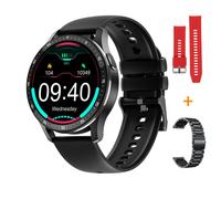 Montre Connect¿¿E 2 En 1 Pour Les Hommes Et Les Femmes",¿¿Tanche Conforme ¿¿ La Norme Ip67,Avec Podom¿¿Tre,Moniteur De Rythme Cardiaque Et De Sant¿¿,Bluetooth Tws,"Mod¿¿Le De 2023 - Type Black Steel