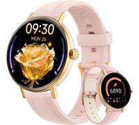Montre Connect¿¿e Femme pour Samsung,iPhone,Android,1.27"" Montre Connect¿¿e Femme Appel Bluetooth,Voix de l'IA,Smartwatch Moniteur de Fr¿¿quence Cardiaque,Sommeil,SpO2,?tanche IP68,110+ Modes Sport-R