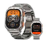 Montre connecté Homme KOSPET M3 Ultra Montre Sport GPS 50m Etanche,40+ Jours,Répondre/appeler,Sommeil Tracker - Argent(2 Bandes)