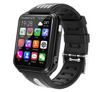 Montre Connectée 1.54' Gps Sim Caméras Double Surveillance Température 4g Gris Yonis