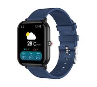 Montre Connectée 1.7' Tft Hd Suivi Température Corporelle Et Rythme Cardiaque Bleu Yonis