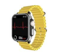 Montre Connectée 1.83' Tft Appels Bluetooth Suivi Santé 20j Autonomie Jaune Yonis