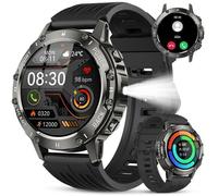 Montre Connectée 120+ Sport modes - Bluetooth 5,3 - IP68 Verre anti-rayures - 200+ cadrans personnalisables montre GPS iOS Android