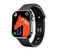 Montre Connectée 2.0 Pouces Écran Tactile IP68 Suivi Cardiaque Et Oxygène Sanguin Noir YONIS