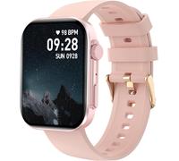 Montre Connectée 2,01"" Bluetooth Pour Smartwatch Hommes Et Femmes, 123 Modes Sportifs, Cardiofréquencemètre, Étanche Ip68, Montre Bracelet Connectée Pour Android Ios¿Rose Doré¿[MON8301158]
