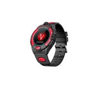 Montre Connectée 4G GPS Caméra Waterproof IPX7 avec Boussole Noir / Rouge