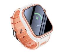 Montre connectée 4G pour enfants avec carte SIM, positionnement LBS + WiFi et appel SOS, montre GPS étanche pour garçons et filles