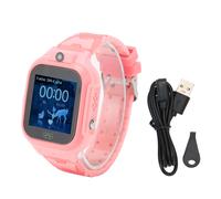 Montre ConnectéE 4g Pour Enfants, éTanche Ip67, éCran Tactile, 2 Voies, Appel VidéO Vocal, Alarme Sos, CaméRa Hd, Pour GarçOns Et Filles, TéLéPhone Rose