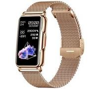 Montre Connectée 5.0 avec Anti-vol et Bracelet Milanais en Acier Inoxydable Eko Dorée G