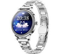 Montre Connectée 5.0 Avec Capteur Cardiaque Et Bracelet Oyster Argent