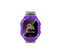 Montre connectée adulte (violette) avec appel vidéo, fonction SOS, étanche, station de base LBS, montre
