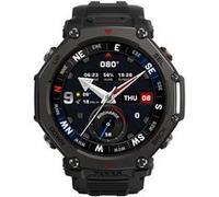 Amazfit Montre connectée T-Rex 3 Pro 48 mm – Écran saphir, GPS, lunette en titane, lampe – T.BLACK