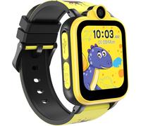Montre Connectée Appel Enfant, Avec Caméra, Sos, Musique, Carte Sd Intégrée,Sim 2g,18 Jeux De Puzzle, Alarme Pour Garçons Filles 3-12 Ans (Jaune)[Mon8301108]