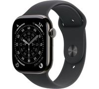 Montre connectée APPLE WATCH 46mm Tit Ardoise / Noir Serie 11 M/L Cellular