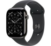 Montre connectée APPLE WATCH 46mm Tit Ardoise / Noir Serie 11 S/M Cel
