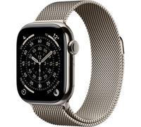 Montre connectée APPLE WATCH 46mm Tit Naturel Milan Serie 11 M/L Cell