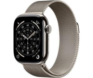 Montre connectée APPLE WATCH 46mm Tit Naturel Milan Serie 11 M/L Cellular